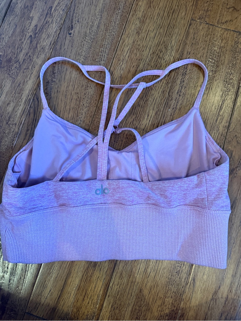 Seamless Pink Alo Workout Set - Picture 3 of 6